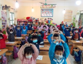 vệ sinh trường, lớp học phòng chống dịch bệnh Covid-19